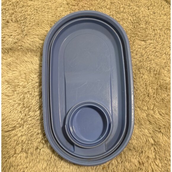 Tupperware Pitcher 2189D2 Slimline 1QT Pitcher Country Blue Flip Top Pour Lid - Picture 8 of 13